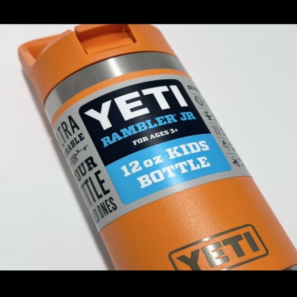 YETI LIMITED EDITION KING CRAB ORANGE RAMBLER JR. 12 OZ KIDS BOTTLE - Picture 5 of 5